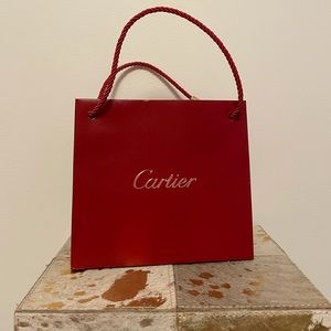 Cartier medium size shopping bag